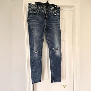 Silver Suki Midrise Super Skinny